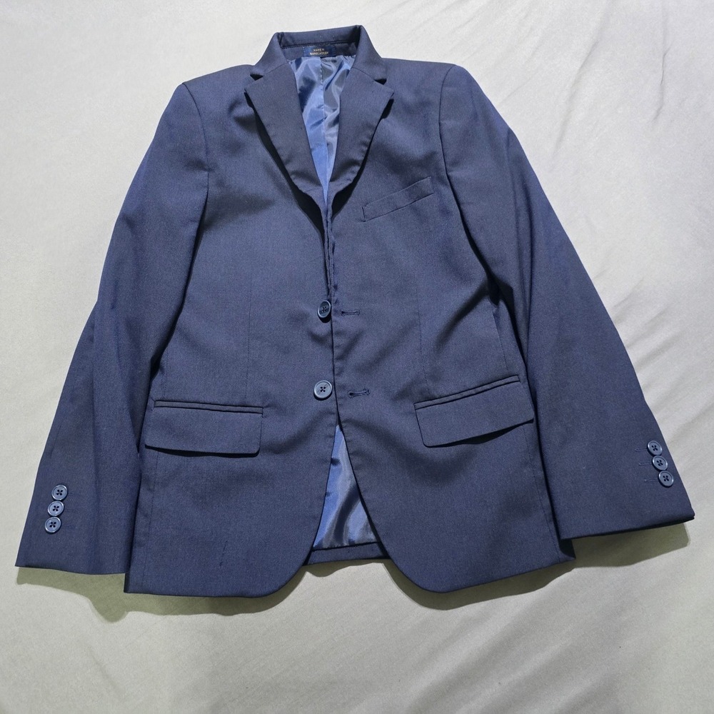 Stafford Boys Navy Blue Suit Jacket Blazer  12 School Formal regular fit
